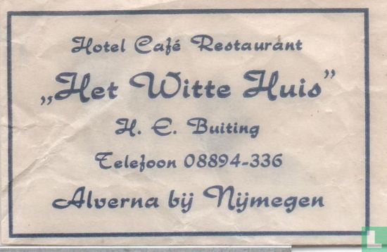 Hotel Café Restaurant "Het Witte Huis" - Afbeelding 1