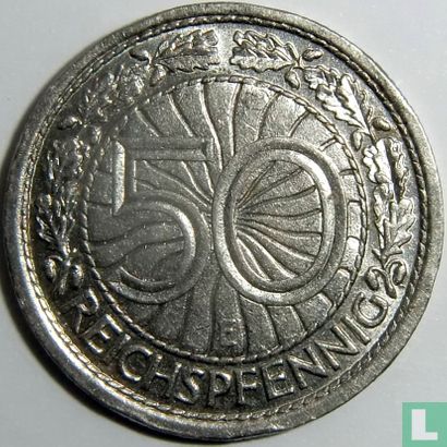 Duitse Rijk 50 reichspfennig 1936 (E) - Afbeelding 2