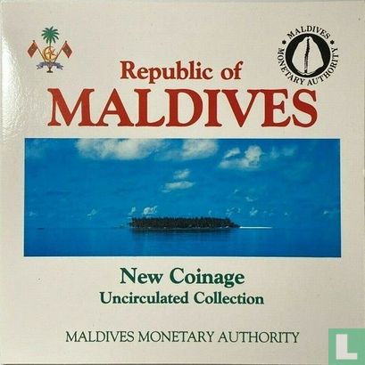 Maldiven jaarset 1984 (AH1404) - Afbeelding 1