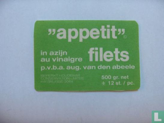 "Appetit" in azijn  au vinaigre Filets