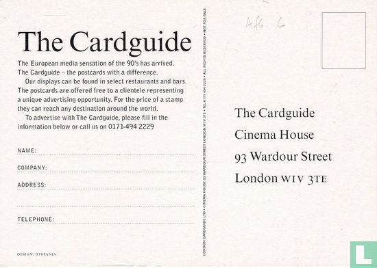 London Cardguide The Cardguide "Please take a free postcard"  - Bild 2