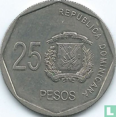 République dominicaine 25 pesos 2010 - Image 2