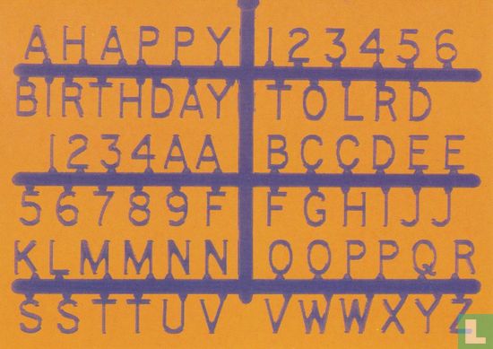 London Cardguide - Andrew Slatter "A Happy Birthday" - Afbeelding 1