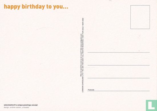 London Cardguide - Andrew Slatter "A Happy Birthday" - Afbeelding 2