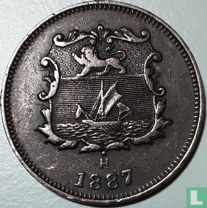 Brits Noord-Borneo ½ cent 1887 - Afbeelding 1