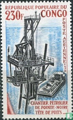 Oil drilling in Pointe-Noire 