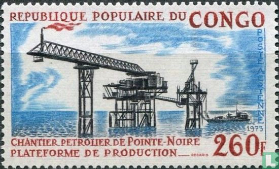 Ölbohrungen in Pointe-Noire 