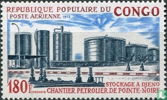 Oil drilling in Pointe-Noire