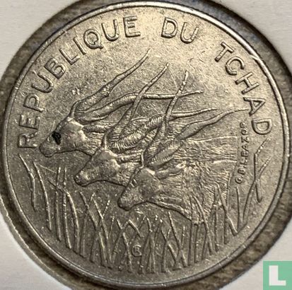 Tsjaad 100 francs 1978 - Afbeelding 2