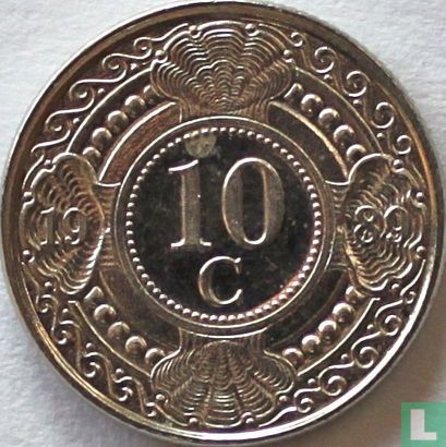 Antilles néerlandaises 10 cent 1989 - Image 1