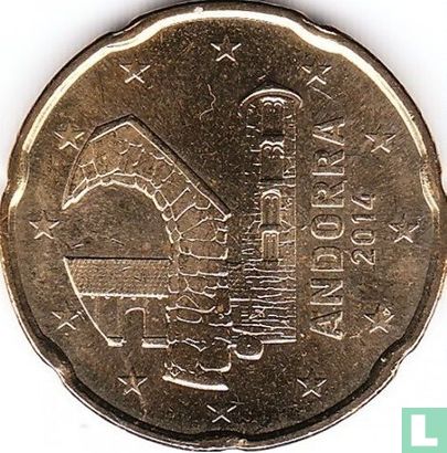 Andorra 20 cent 2014 - Afbeelding 1