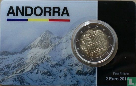 Andorra 2 euro 2014 (coincard) - Afbeelding 1