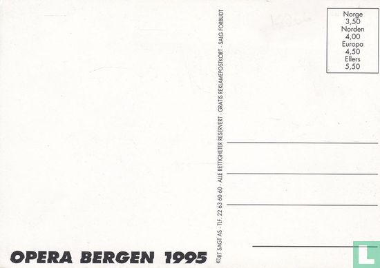 Opera Bergen 1995 - Manon Lescaut - Afbeelding 2