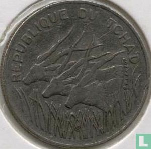 Tchad 100 francs 1972 - Image 2