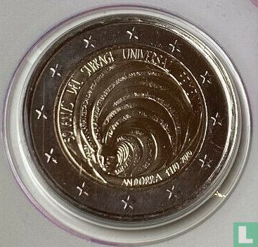 Andorre 2 euro 2020 (coincard - Govern d'Andorra) "50 years of women's universal suffrage" - Image 3