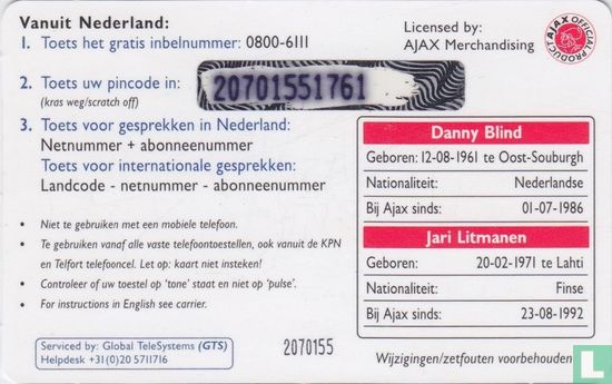 Afscheid Jari Litmanen en Danny Blind 16 mei 1999 - Image 2