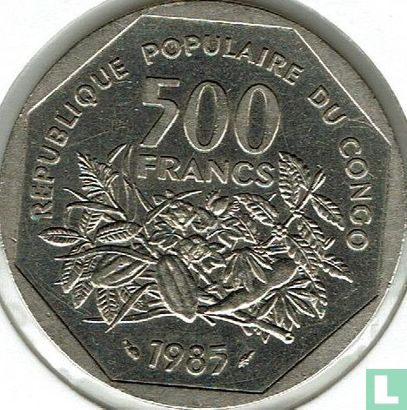 Congo-Brazzaville 500 francs 1985 - Afbeelding 1