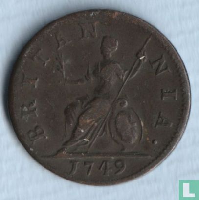 Royaume-Uni 1 farthing 1749 - Image 1