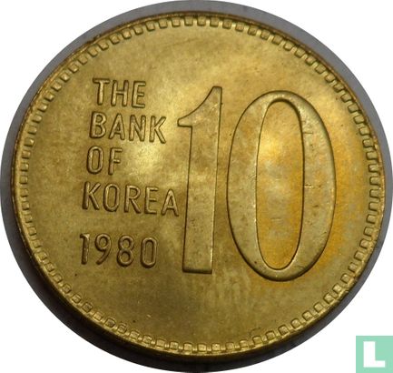 Zuid-Korea 10 won 1980 - Afbeelding 1