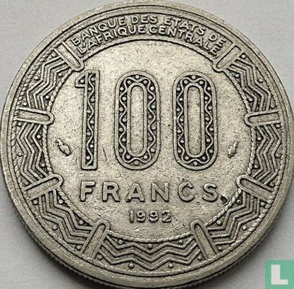 États d'Afrique centrale 100 francs 1992 - Image 1