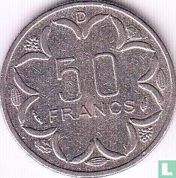 Central African States 50 francs 1984 (D) - Image 2
