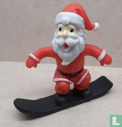 Père Noël sur snowboard - Image 1