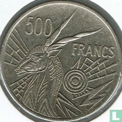 États d'Afrique centrale 500 francs 1979 (B) - Image 2