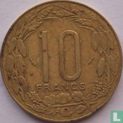 Centraal-Afrikaanse Staten 10 francs 1992 - Afbeelding 2