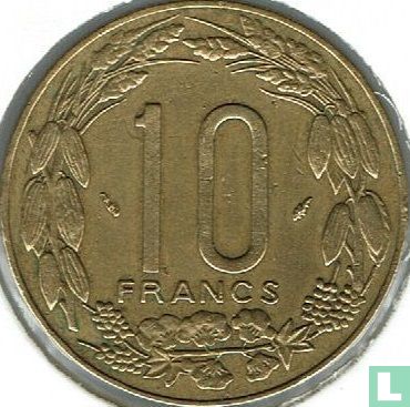 Centraal-Afrikaanse Staten 10 francs 1978 - Afbeelding 2
