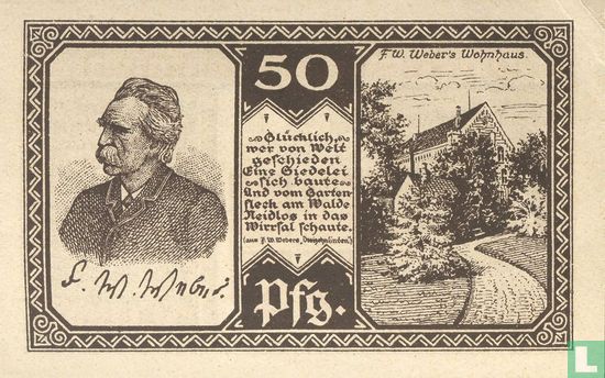 Nieheim, Vorschussverein - 50 Pfennig 1921 - Bild 2
