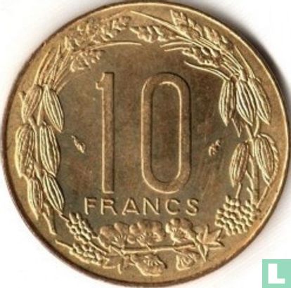 Central African States 10 francs 1982 - Image 2
