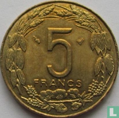 Centraal-Afrikaanse Staten 5 francs 1998 - Afbeelding 2
