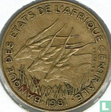 États d'Afrique centrale 10 francs 1981 - Image 1