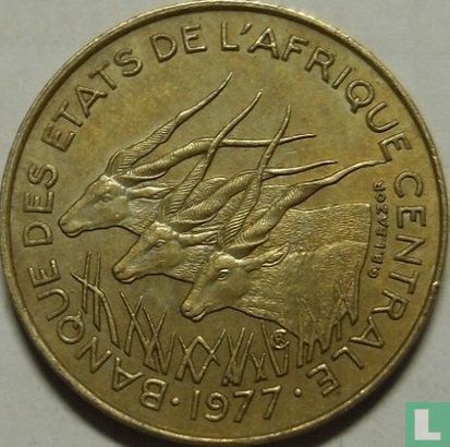 Centraal-Afrikaanse Staten 5 francs 1977 - Afbeelding 1