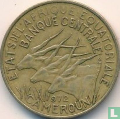États d'Afrique équatoriale 10 francs 1972 - Image 1