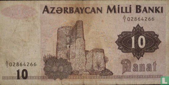 Azerbaïdjan 10 Manat 1992 - Image 1