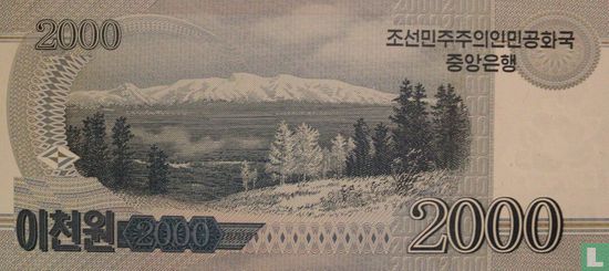 Noord Korea 2000 Won 2013 - Afbeelding 2