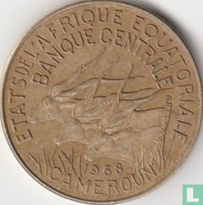 États d'Afrique équatoriale 5 francs 1968 - Image 1