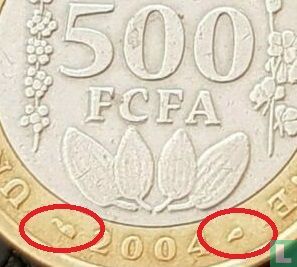 West African States 500 francs 2004 - Image 3