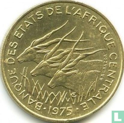 États d'Afrique centrale 25 francs 1975 - Image 1