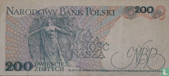 Pologne 200 Zlotych 1982 - Image 2