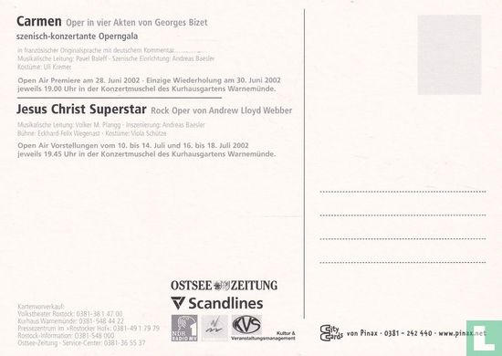 Open Air 2002 Warnemünde - Carmen / Jesus Christ Superstar - Afbeelding 2
