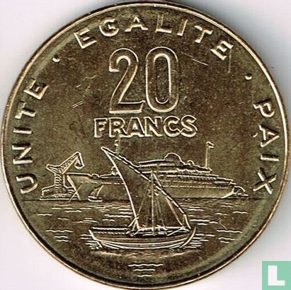 Djibouti 20 francs 2016 - Afbeelding 2