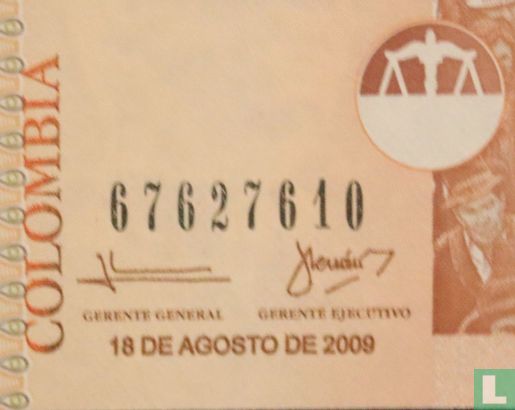 Colombia 1,000 Pesos 2009 - Image 3