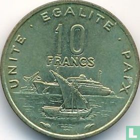 Djibouti 10 francs 1989 - Image 2