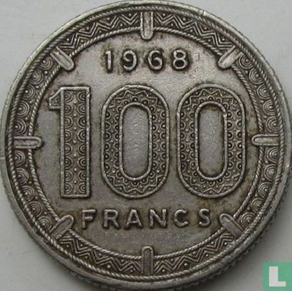 Äquatorialafrikanische Staaten 100 Franc 1968 - Bild 1