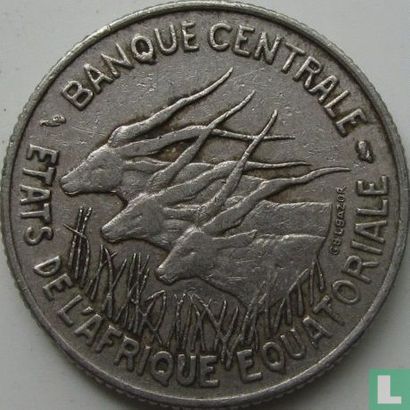 Equatoriaal-Afrikaanse Staten 100 francs 1968 - Afbeelding 2