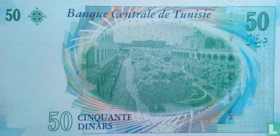 Tunisia 50 dinars 2011 - Image 1