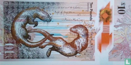 Scotland £10 Pounds 2016 - Afbeelding 2