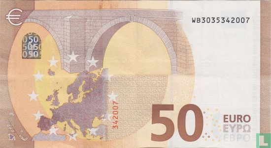 Eurozone 50 Euro W - B - Afbeelding 2